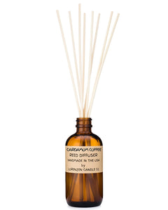 Cardamom Coffee Reed Diffuser Set 3oz | Handmade in the USA by Lorenzen Candle Co