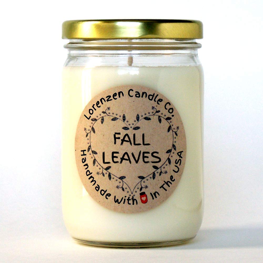 Fall Leaves Soy Candle, 12oz