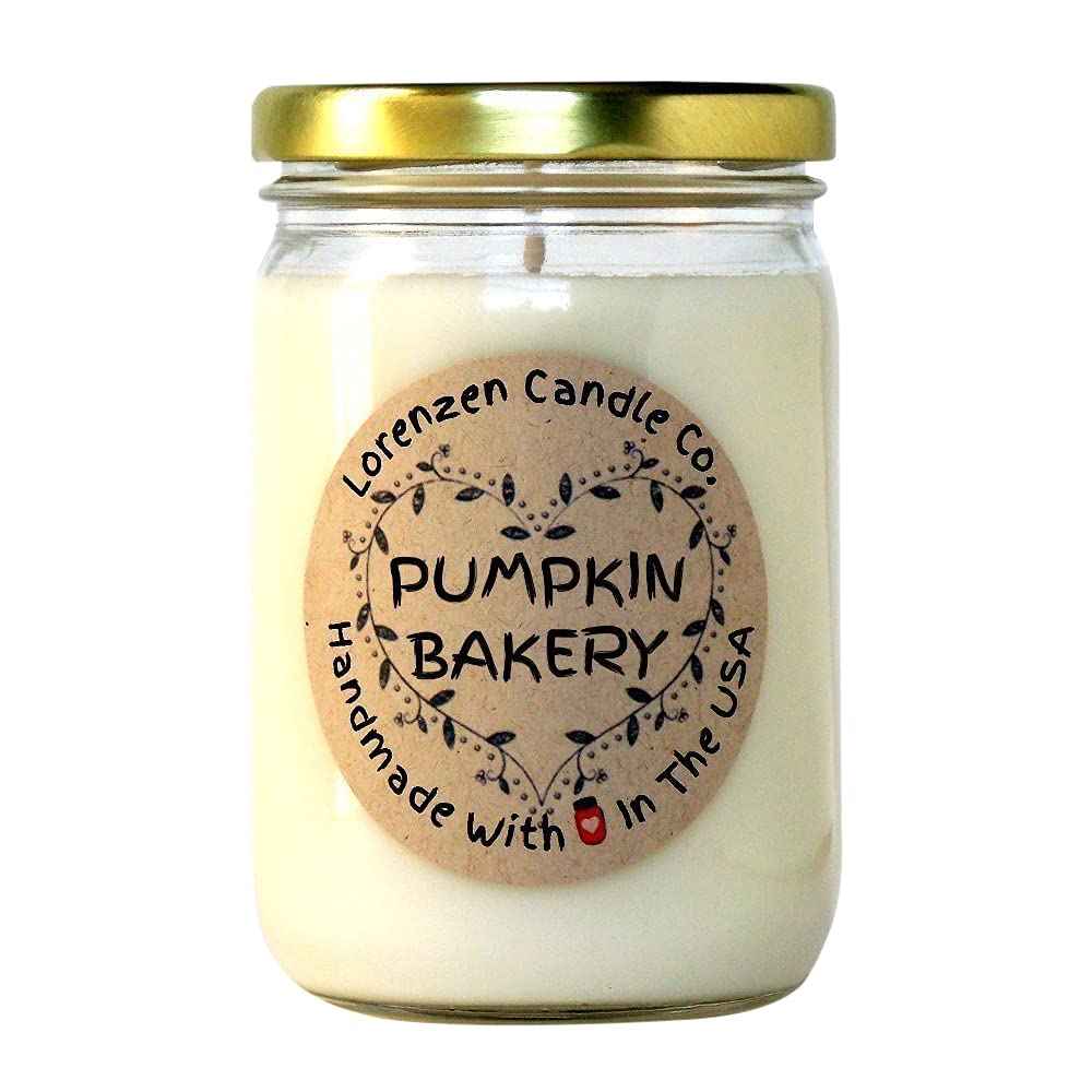 Pumpkin Bakery Candle, 12oz | Handmade in the USA with 100% Soy Wax