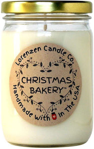 Christmas Bakery Soy Candle, 12oz | Handmade in the USA with 100% Soy Wax
